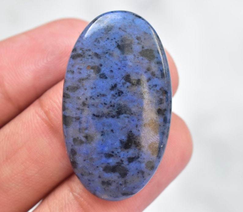 Loose Gemstone J-172 Dumortierite Cabochon Top Grade Dumortierite Gemstone Oval Shape 37.50 Ct 36x21x5 mm