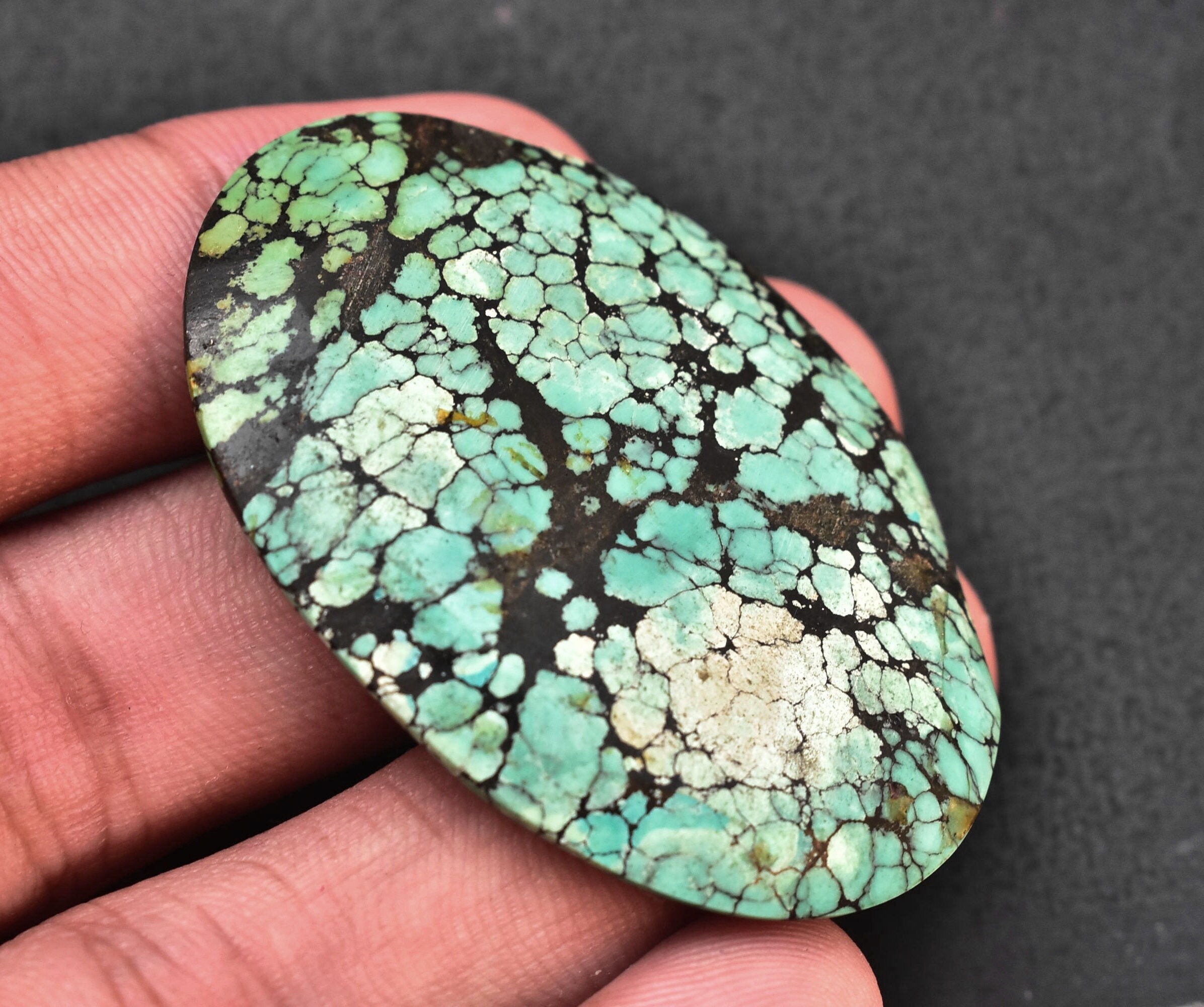 Tibetan Turquoise Cabochon / High Quality Tibetan Turquoise Etsy