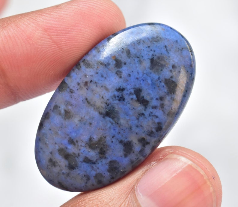 Loose Gemstone J-172 Dumortierite Cabochon Top Grade Dumortierite Gemstone Oval Shape 37.50 Ct 36x21x5 mm