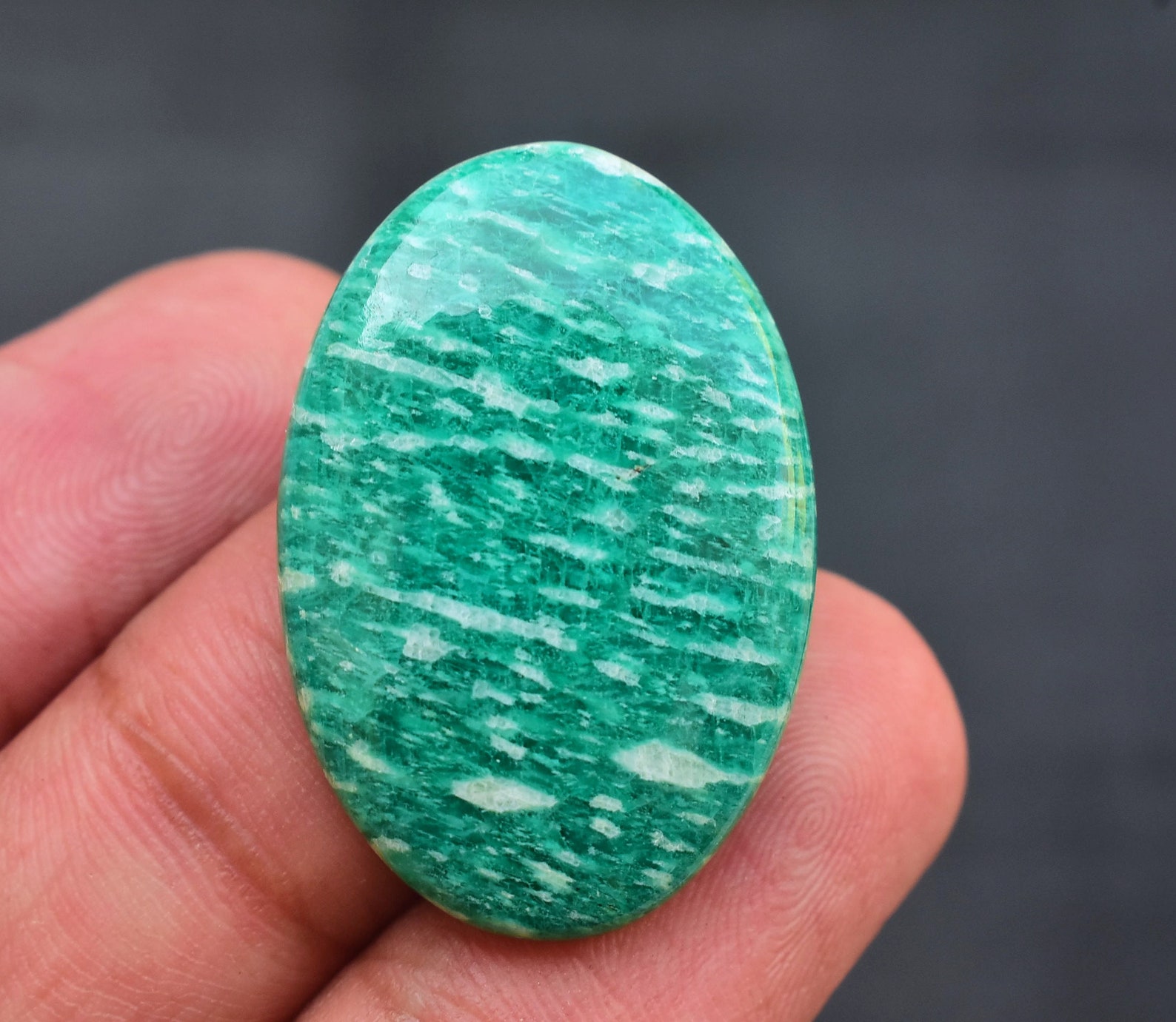 Amazonite Cabochon / High Quality Amazonite Gemstone / Rare Etsy