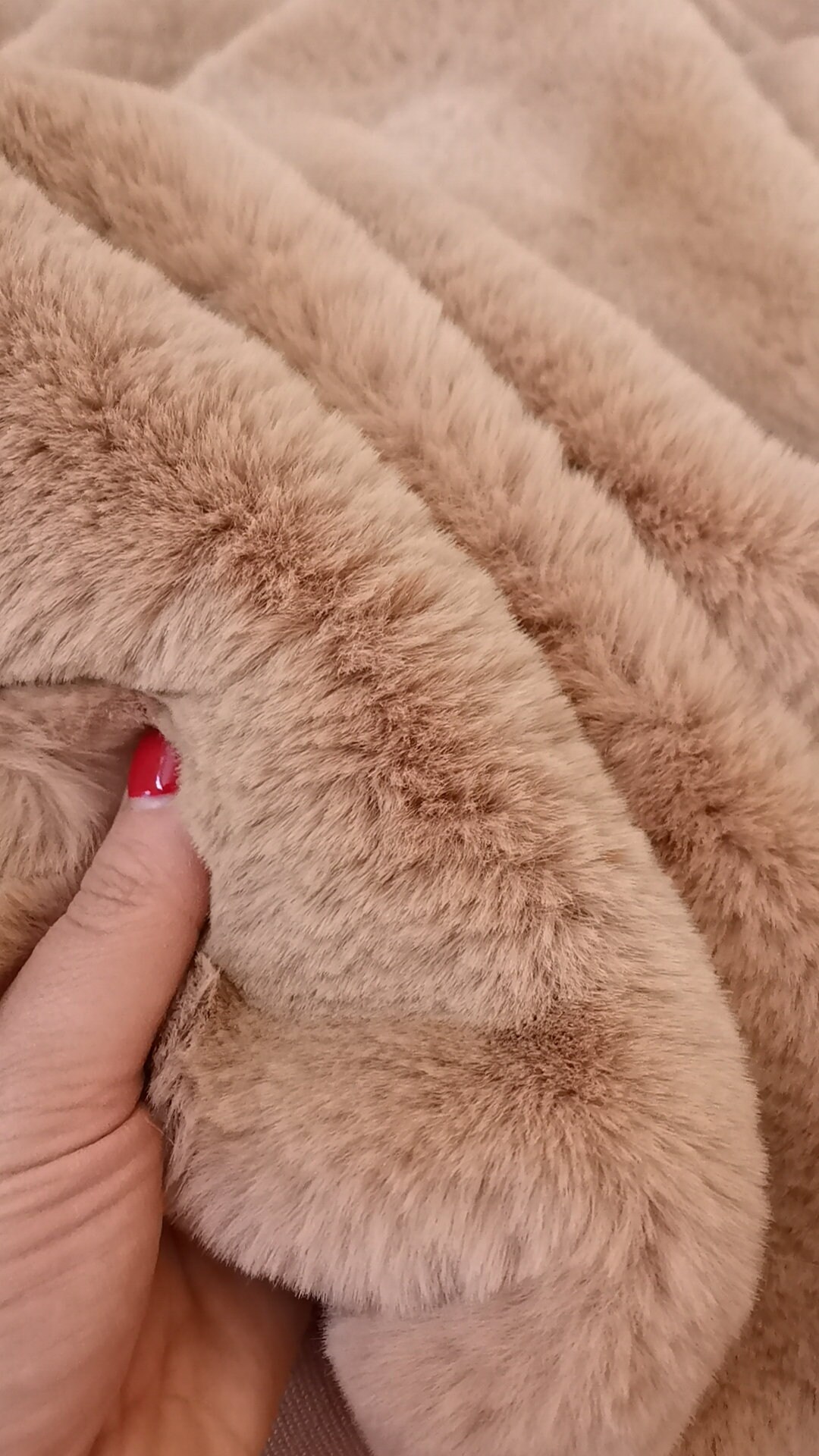 Beige Faux Fur, Rabbit Faux Fur, Cream-Colored Faux Fur Fabric, Cream faux fur, Brown Faux Fur, Beige Fur, Brown Fur