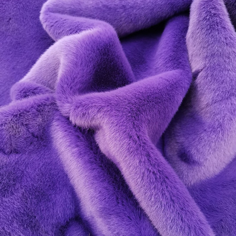 Purple Faux Fur, Lilac Faux Fur, Violet Mink, Luxury Violaceous