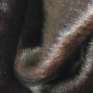 Brown faux Fur, Mink Tissavel,  Brown Shaggy Fabric, Long Pile, For Fursuit, For Sewing a plush toy