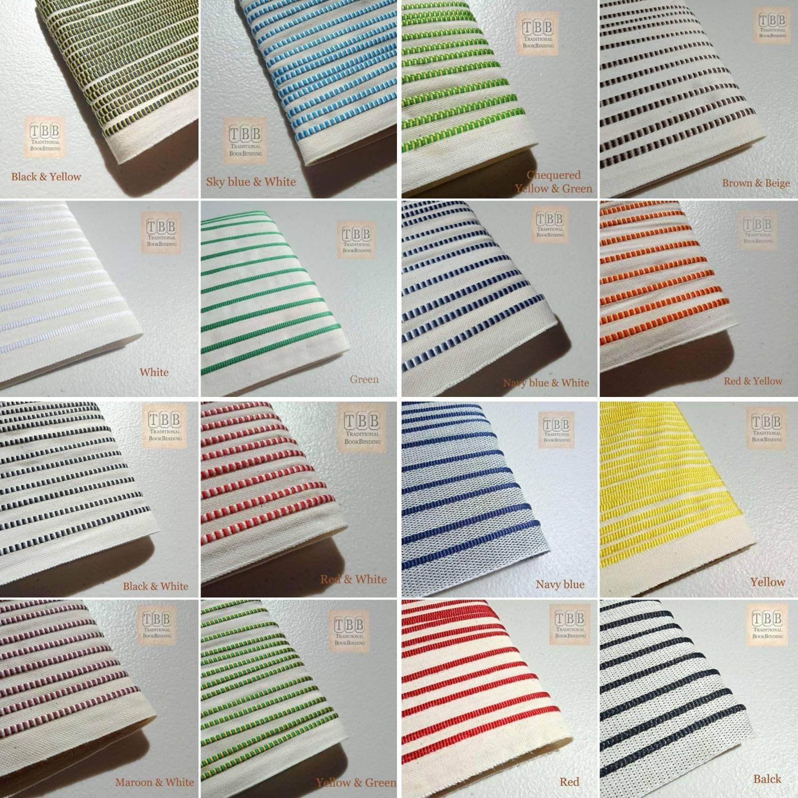 Quality Bookbinding Headbands- 20 colours available