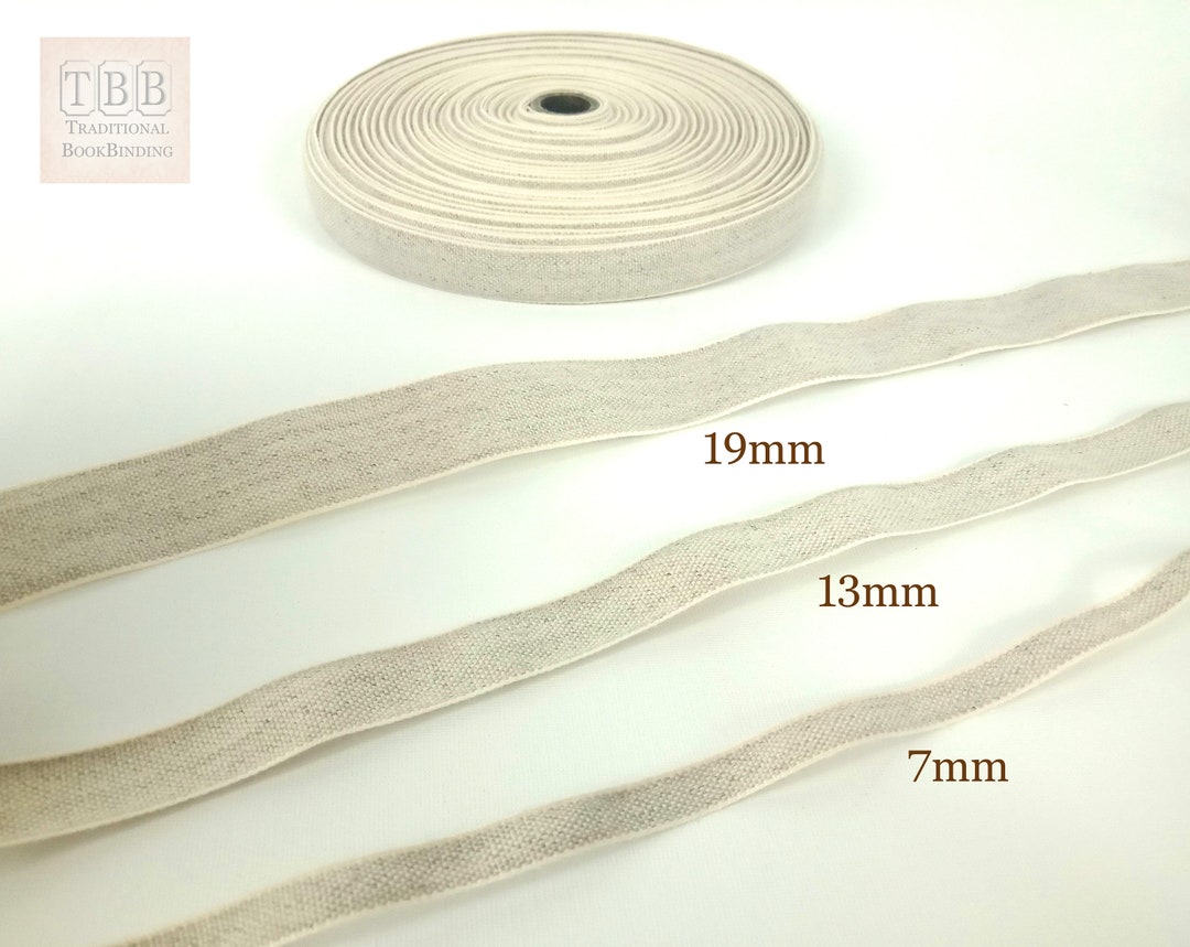 Quality Bookbinding Linen Tape 7mm 13mm or 19mm Etsy