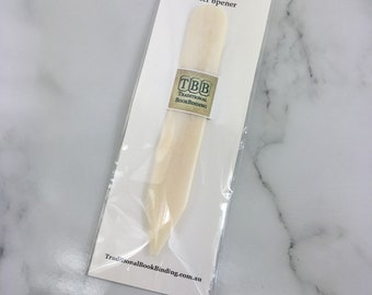 Traditional bone folder or letter opener "GENUINE BONE"