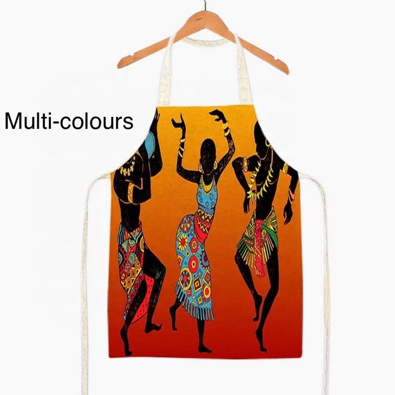 African Tribal Print Aprons, African Aprons for Women and Men, African