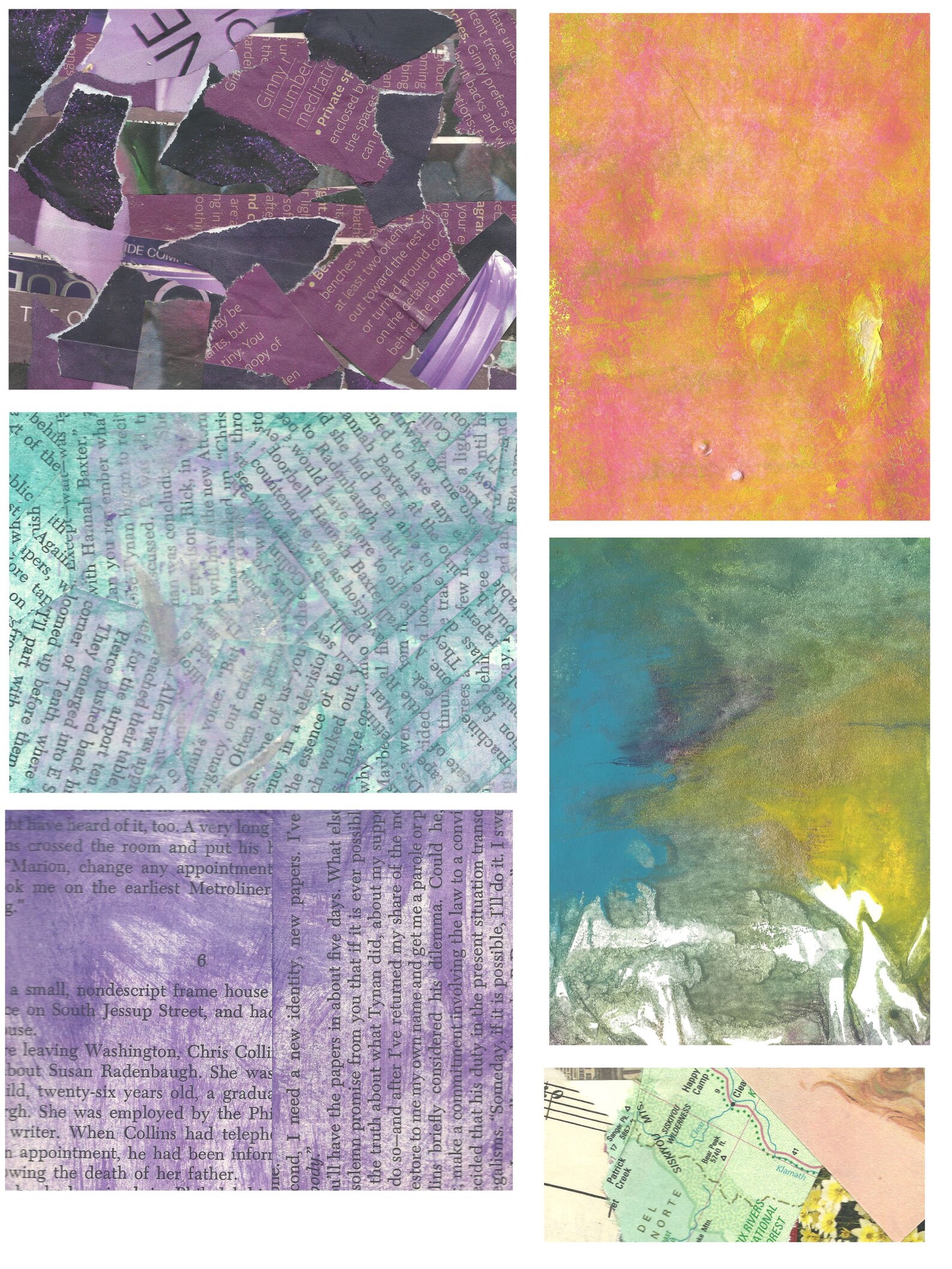 Printable Collage Fodder - Set of 12 - Art Junk Journal Ephemera Craft ...