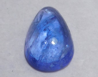 Loose Semi Precious Cabochon Stone Outstanding Tanzanite Cabochon Pear Shape Natural Big Tanzanite Cabochon Gemstone For Ring And Pendant