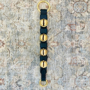 Rustic Vintage Sleigh Bells | Handmade Christmas Door Hanger | Farmhouse Holiday Decor | Jingle Bell Garland Winter Wonderland | Porch Decor