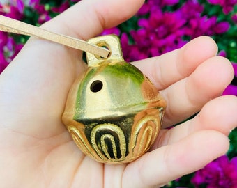 Jingle Bell, Santa Bells, Christmas Ornament, Door Knob Hanger, Sleigh Bell, Gift for Child or Home Décor