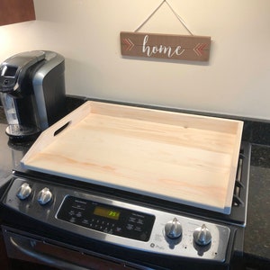 Couvercle de four, Planche de nouilles, Planche de nouilles sur la cuisinière, Couvercle de cuisinière, Planche de nouilles faites par des amish, Plaque de cuisson, Planche à casse-tête, Décoration de cuisine