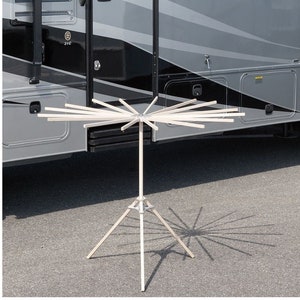 Camper RV Drying Rack 16 arm Clothes Horse Laundry Towel Rack