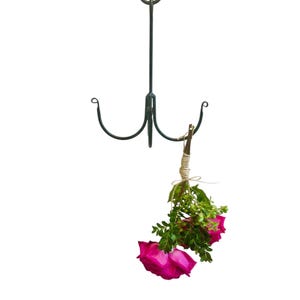 Herb Flower Drying Rack, Rustic Kitchen Decor, Small Wrought Iron Rack for Florals, Herbs, Plants, Gift for Gardener