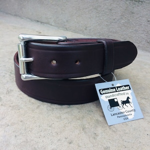 Real Leather Belt, Thick Belt, Genuine Leather Belt, Leather Work Belt, Belt Made in USA, Holster Belt, Motorcycle Belt, Leather Belt, Amish