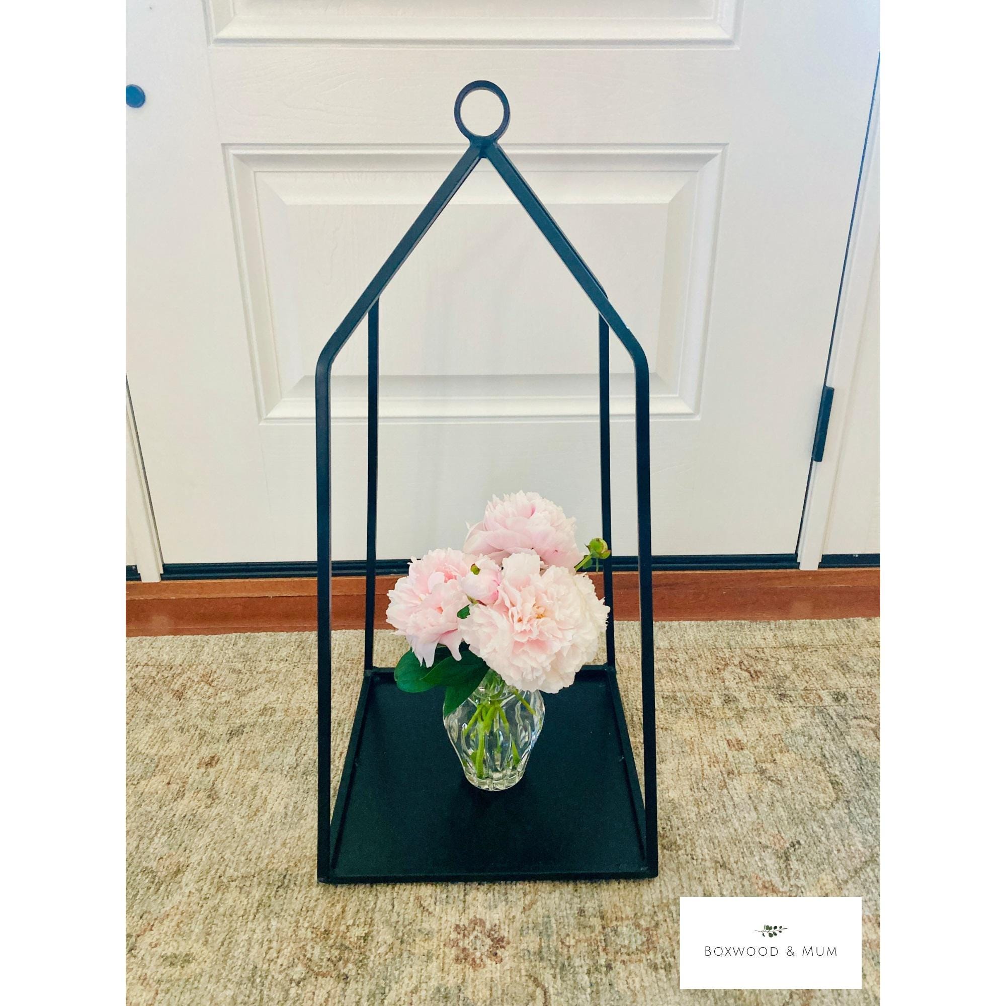 Large Metal Lantern Candle Holder