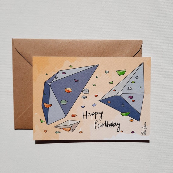 Partner In Climb Valentine's Day Greeting Card – Watercolor Wednesday