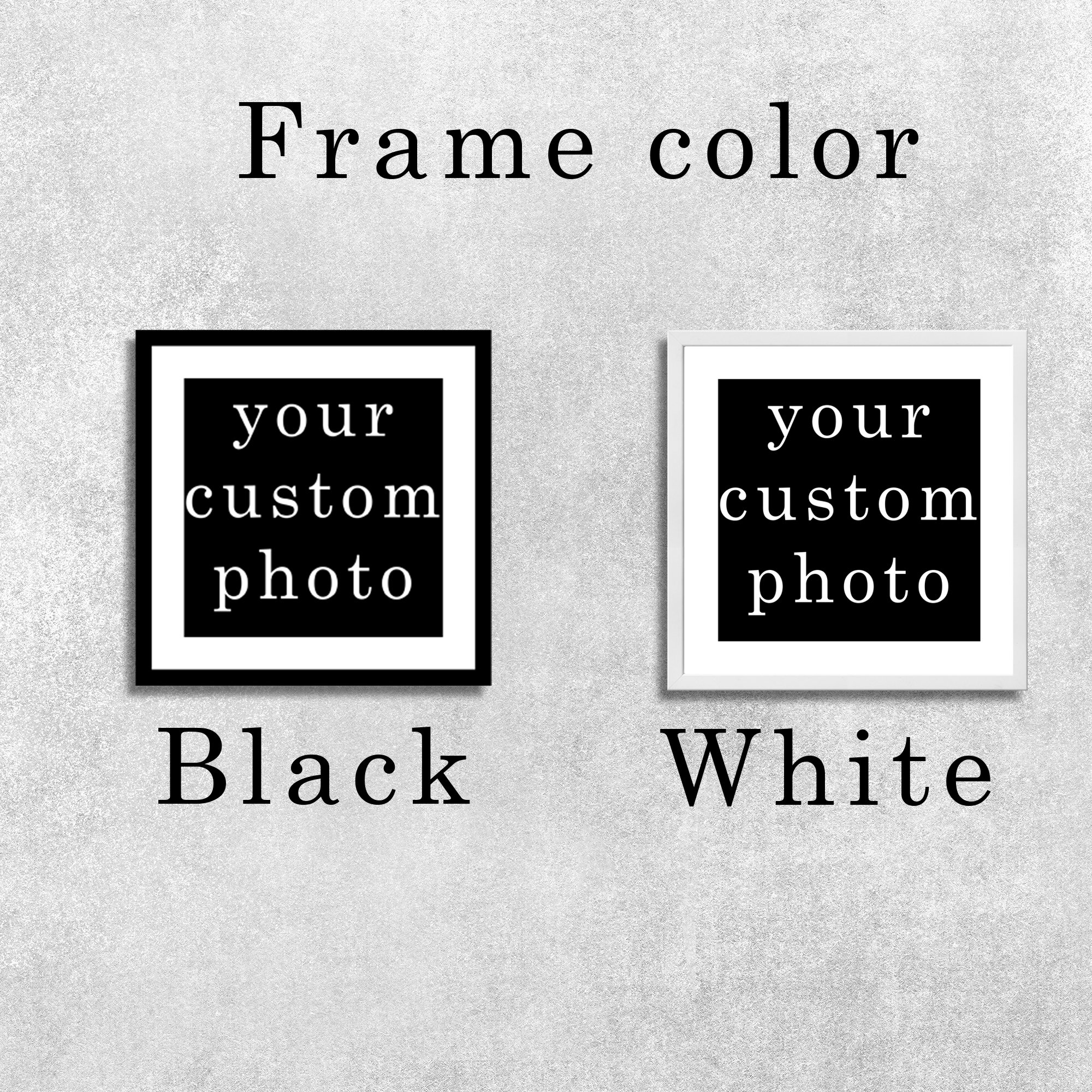 Personalised Family Photo Collage, Custom Framed Photos, Mix Tiles Pictures, No Nails, Bundle