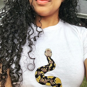 Custom embroidered snake shirt