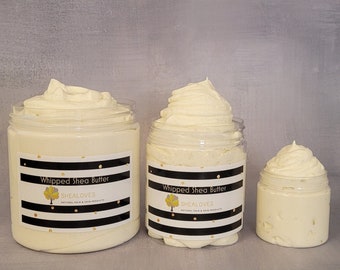 Whipped Whipped Shea Body Butter, Skin Care Product including, Vitamin E, Olive and Castor Oils