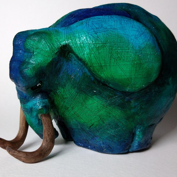 Sculpture céramique l'éléphant