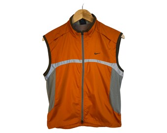 orange nike vest