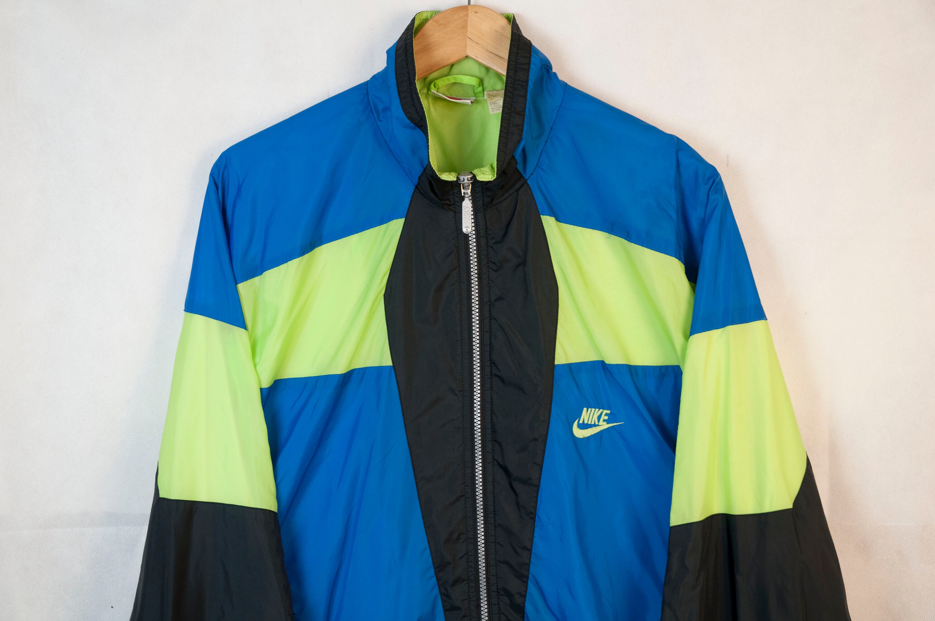 nike track jacket with taped side stripe