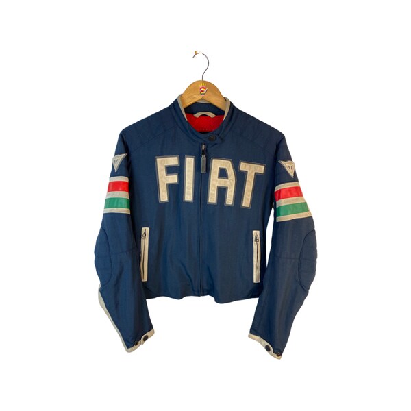 Vintage Dainese Fiat Jacket Evolution Size 44 race racing sport team retro 90s 80s big logo official wear clothing windbreaker