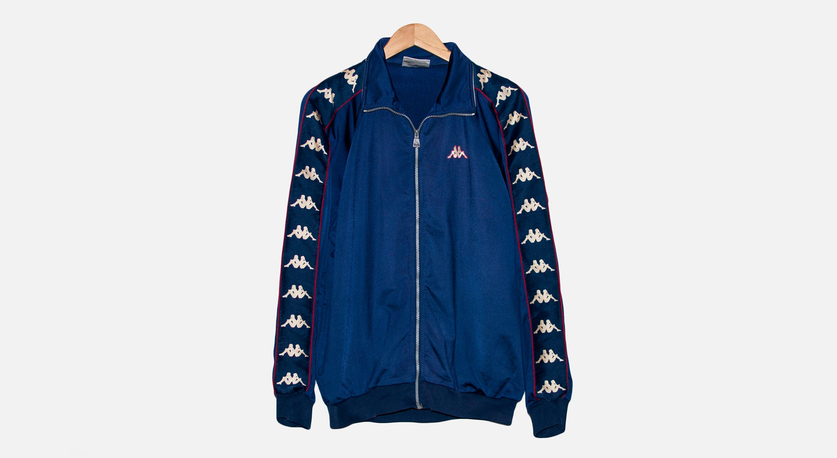 navy blue kappa jacket