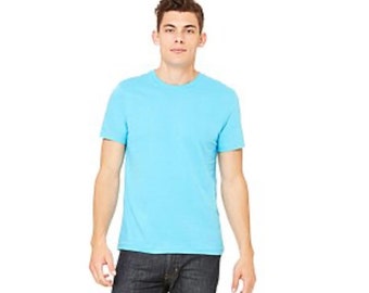 Bella + Canvas Unisex Jersey Tee, Soft Blend, Retail Fit