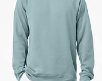 Bella + Canvas, Unisex Sponge Fleece Raglan Sweatshirt Need Every Color, Go With EVERY Outfit, Look at ALL the Colors, Blank Crew Sweatshirt