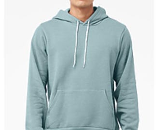 Bella + Canvas Unisex Fleece Pullover Hoodie: Soft Cotton-Blend