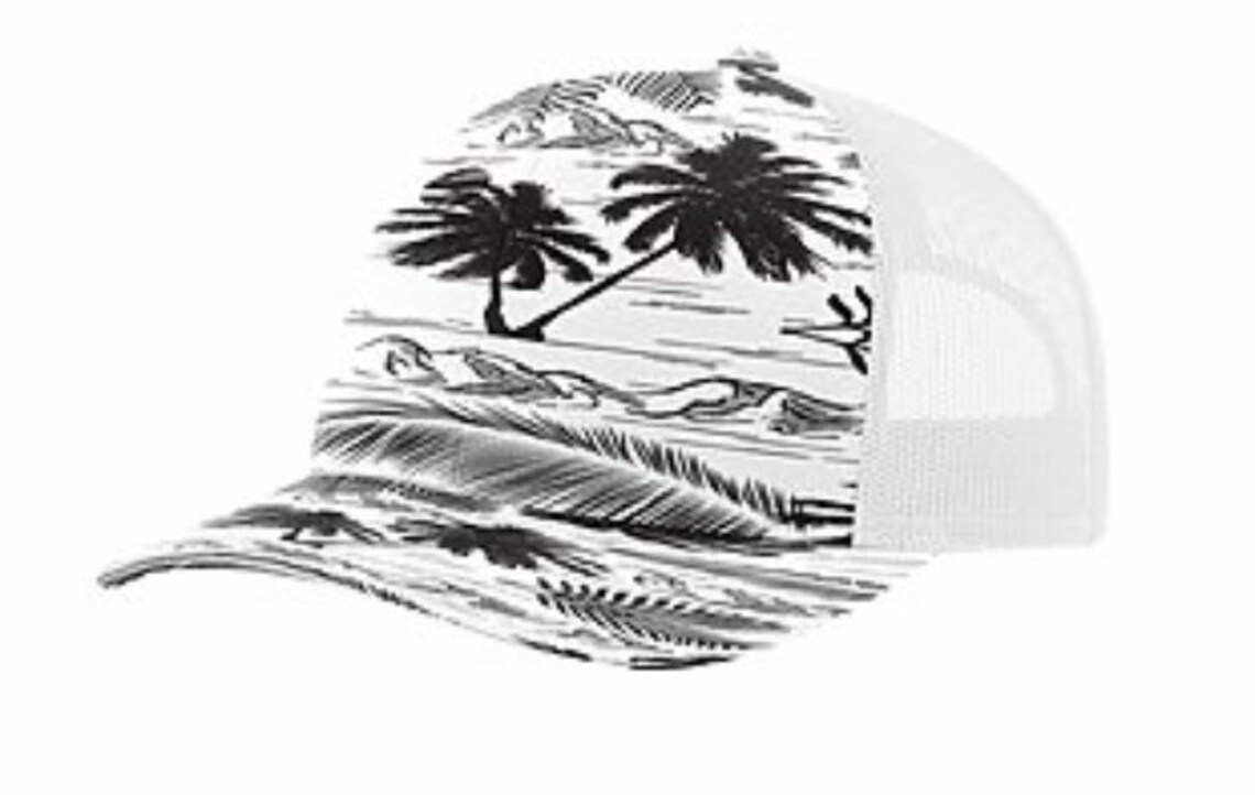 Richardson Printed Trucker Snapback Cap Alot of Printed Etsy