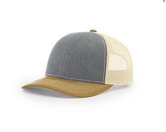 Richardson 112 Snapback Hat: Cotton-Polyester Blend