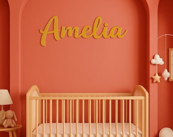 Personalized Gold/Silver Baby Name Sign - Nursery Wall Decor