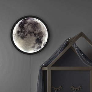 Moonlight Night Light, Dimmable LED Lamp, Wall Lamp, Children's Night Light Sky Lamp, Moon's Gift