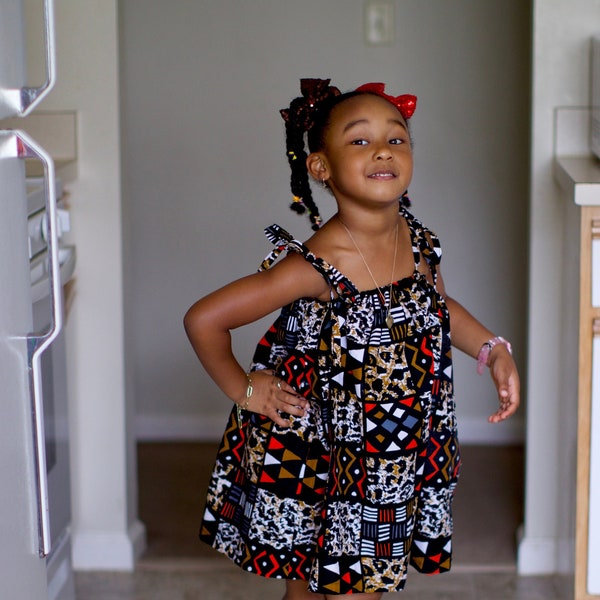 Ankara Baby Girl Dress, Baby Girl Dress, Toddler Dress, African Print Dress (6M-6T)