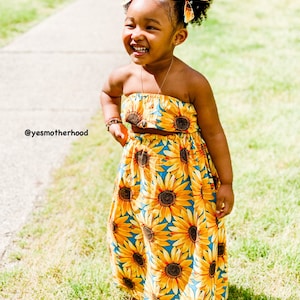 Sunflower 4 piece kids outfit (9M-7Y)