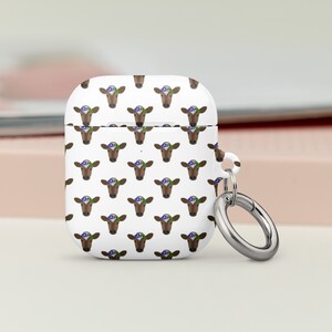  Airpods Case Cover Cow, Olytop Cute Airpods Protective Case  Cover Printed Hard Skin Women Girl for Apple Airpods Charging Case with  Keychain AirPods 2nd 1st Gen (Black Cow) : Electronics