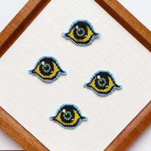4 stücke Miyuki Perlen Eye Stecker Charme Seed Beads Anhänger für Armband Ohrring Halskette DIY Jewery, der komponenten 32X46 MM
