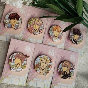 BTS Answer: E Enamel Pins