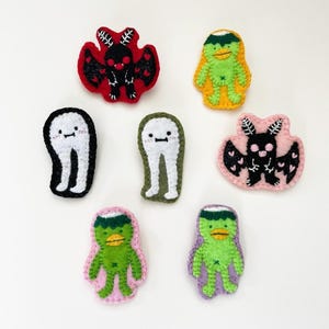 Cryptids and Yokai Pins/ Brooches