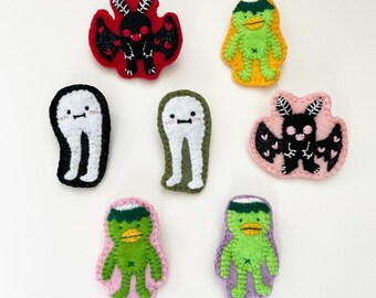 Cryptids and Yokai Pins/ Brooches
