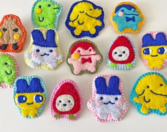 Tamagotchi Pins/ Brooches