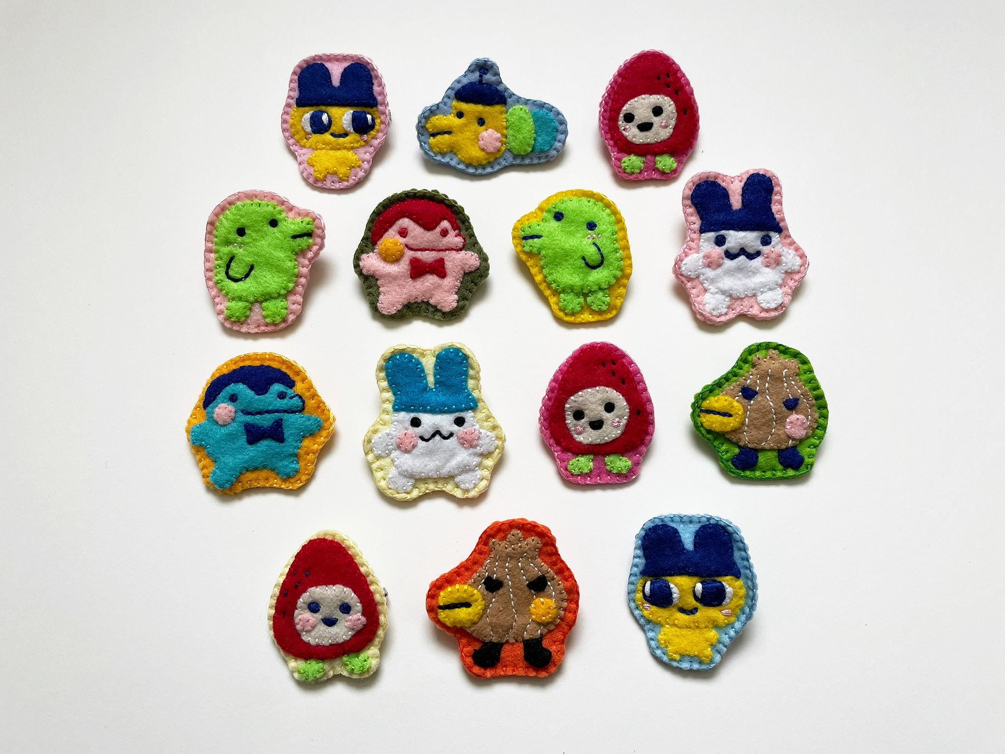 Tamagotchi Pins/ Brooches