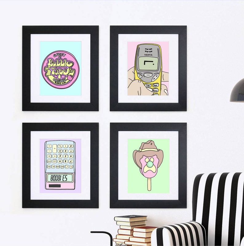 Mcduff Poster Wall Art Accordion Johnson and Friends 90s Etsy