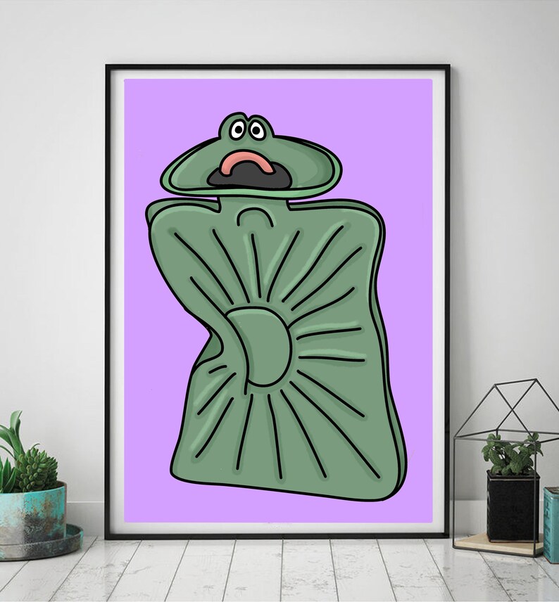 Alfred Poster Wall Art Hot Water Bottle Johnson and Friends Etsy