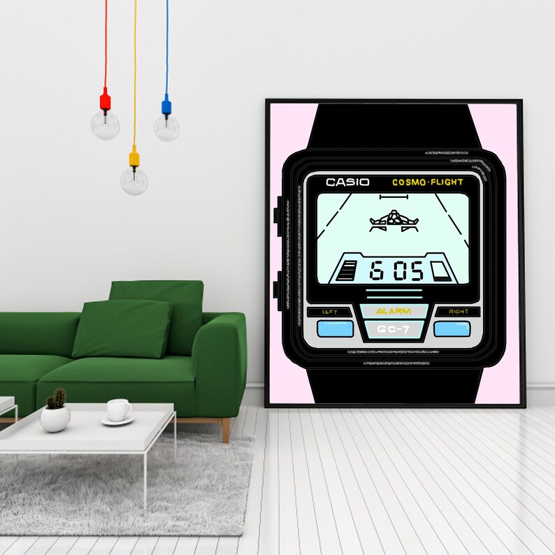 casio vintage game watch