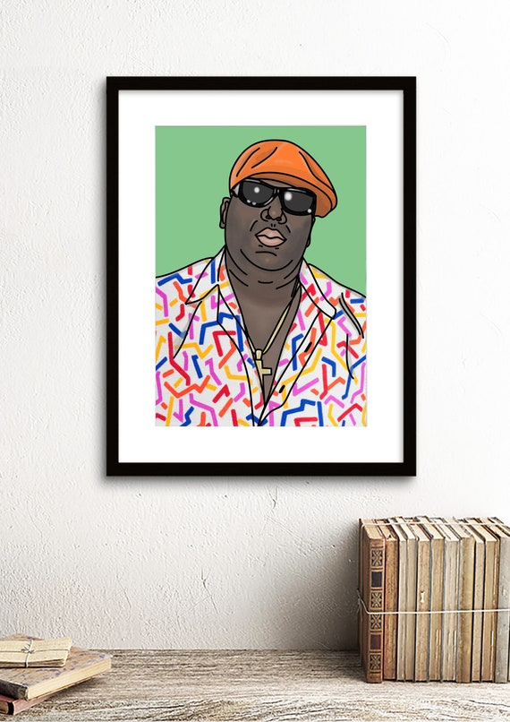 Notorious B.I.G Biggie Smalls Art Print Photo Picture Poster A3 A4