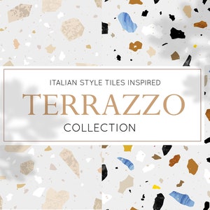 19 Terrazzo Patterns Collection Vector (EPS, SVG) + jpg +png